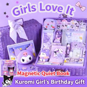 Kuromi Sanrio birthday gift stationery set, birthday present, school supplies stationery set